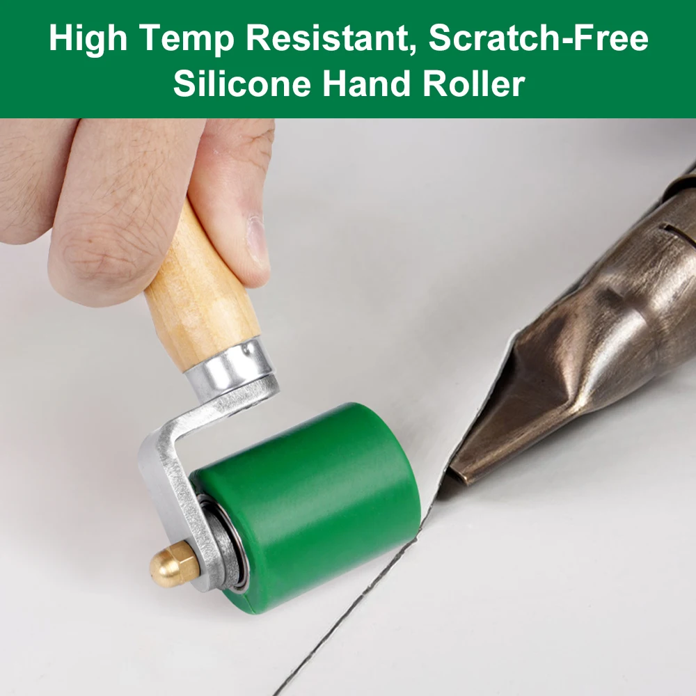 40mm Hand Pressure Roller of Silicone High Temperature Resistant Seam for Roofing Waterproofing PVC, HDPE, TPO, LDPE, EPDM, HPDE