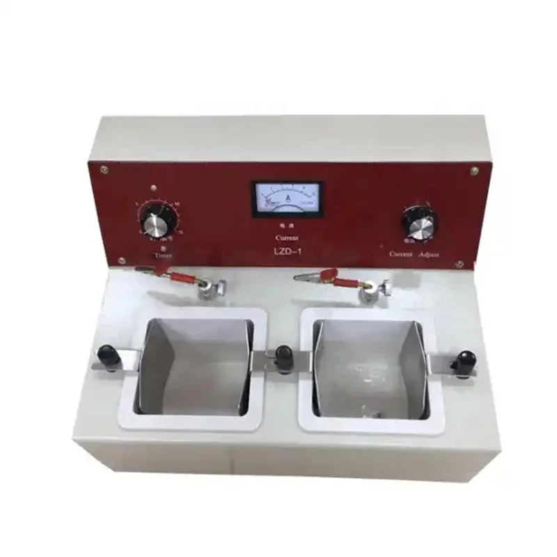 Dental Two Groove Electropolisher for Cr-co and Stainless Steel Workpieces Dental Electrolytic Polishing Machine