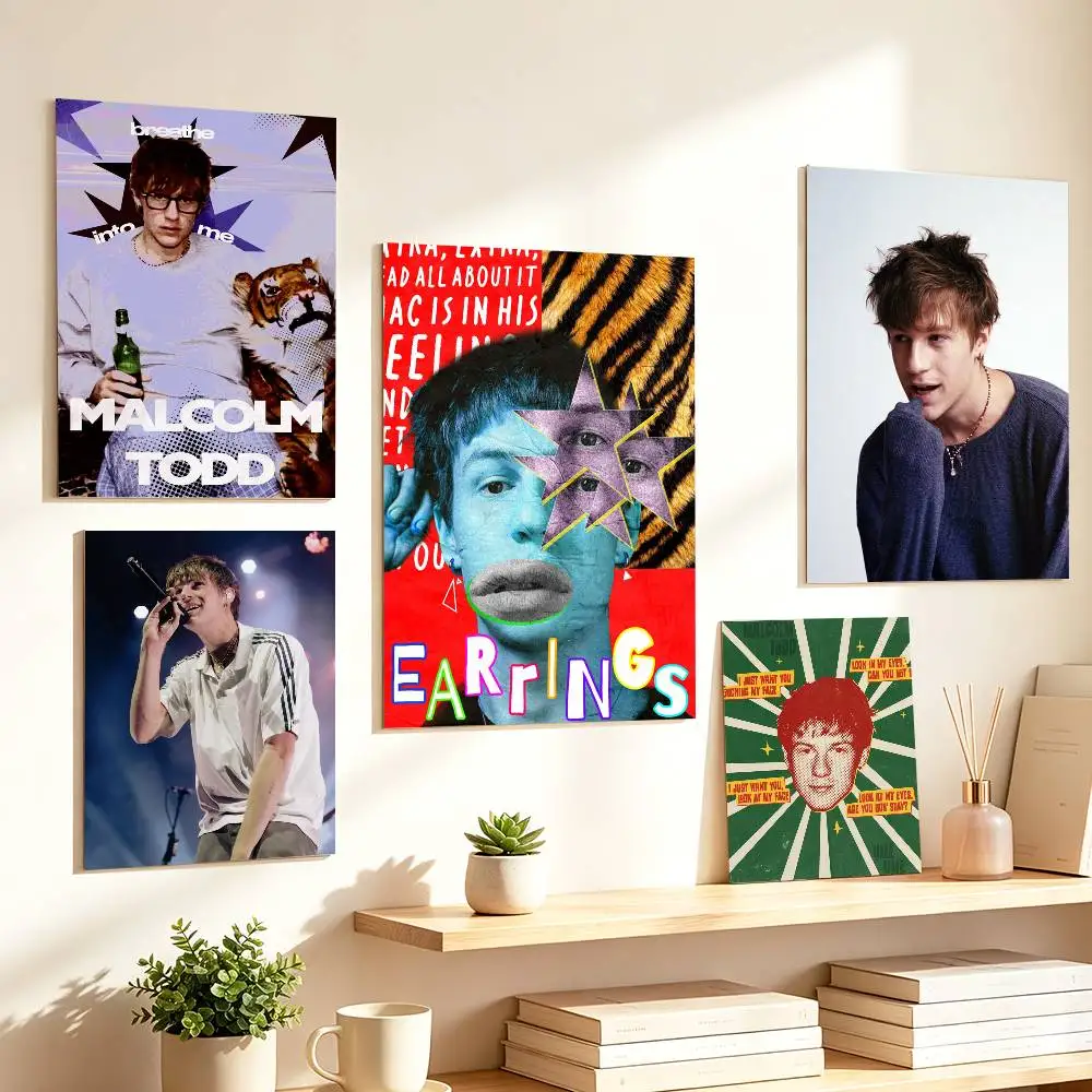 Malcolm Todd American Indie R&B Singer   Poster HD Self Adhesive Waterproof Wall Art Ideal for Home Office Dorm Gift