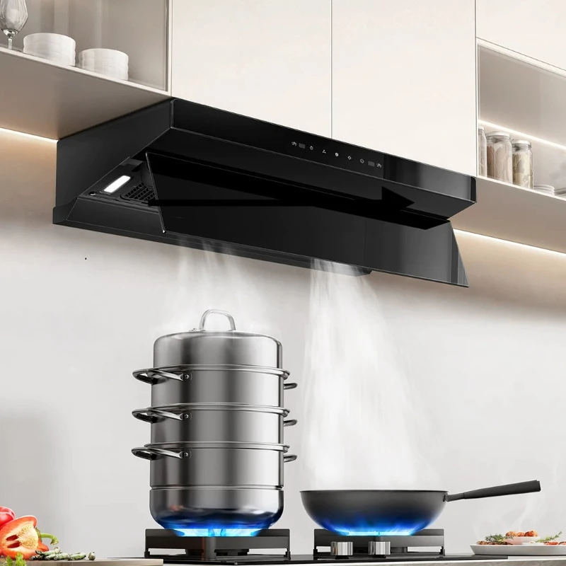 Range hood, gas stove set
