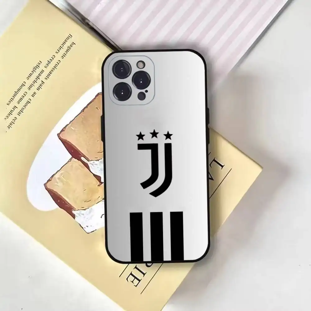 حافظة هاتف ورق جدران s-Juventus لهاتف iPhone17,16,15,14,13,12,11 Plus, Pro Max, غطاء أسود ناعم #2