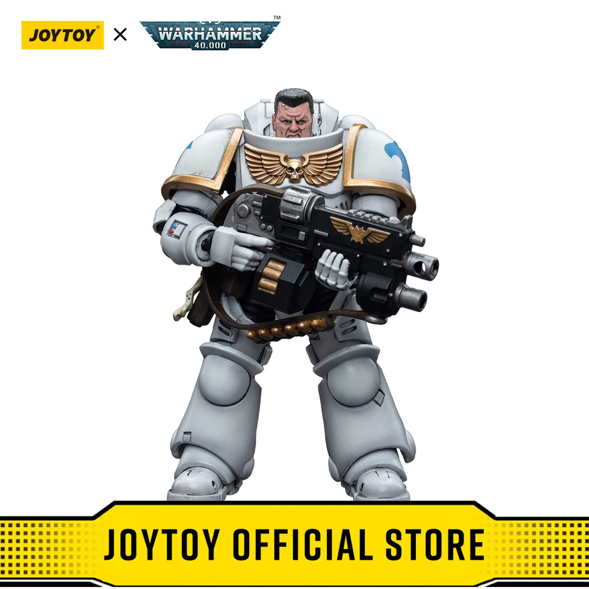 

Фигурки JOYTOY Warhammer 40k 1/18 Space Marines White Consuls Intercessors 1