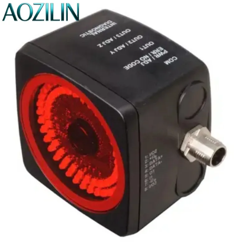 AOZILIN PCV80I-F200-R4-V19 Industrial Optical Locating Read Head Non-contact Position Detection Transducer With M12 Connector
