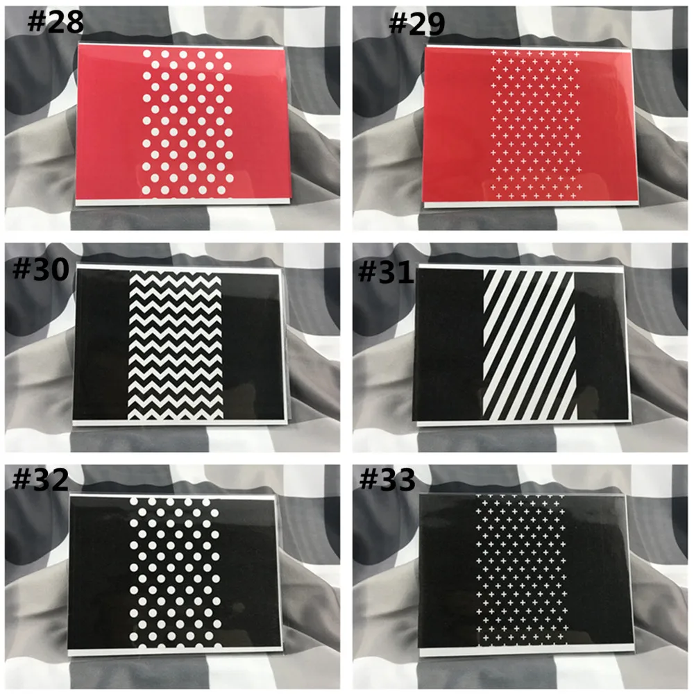 100 قطعة من ورق الزيت المطبوع الهندسي المصنوع يدويًا من نوجا كاندي السكر تغليف غلاف الحليب التفتي