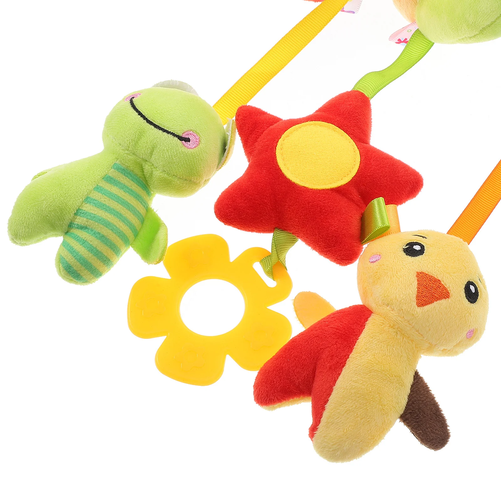 Baby Spiral Hanging Car Crib Stroller Seat Soft Sensory Development Soothing Infant Activity Stroller Arch Toy