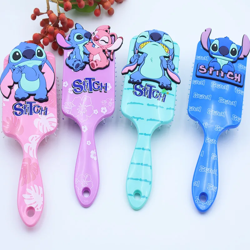 

Miniso Disney Animation Lilo & Stitch Comb Series Cartoon Stitch Peripheral Air Cushion Massage Comb Children Girl Student Gifts