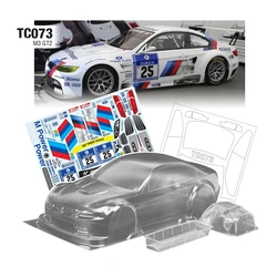 TC073 1/10 M3 GT2 On Road Rc Racing Car Clear Body 190mm With Tail Wing /Light Bucket + Color Sticker Decals