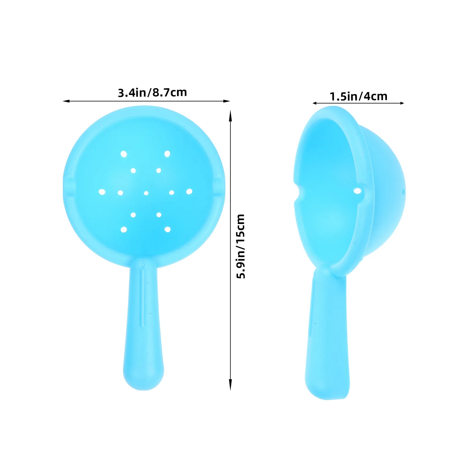 10Pcs Versatile Sand Scoop Shovels for Kids Heavy Duty Beach Pool Garden Bath Time Play Summer Outdoor Digging Sifting