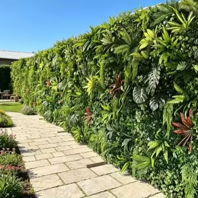 Hot Selling Indoor Decoration Boxwood Hedge Artificial Green Wall Panel for Home Office Store