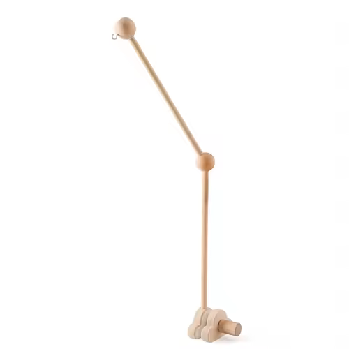 Wooden Crib Mobile Baby Bed Bell Rattle Toy Soft Felt Cartoon Bear Mobile bracket Newborn Music Box Bed Bell Hanging Bracket Toy - Image 28