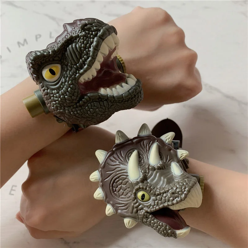 Kids Dinossauro Projection Watch Cartoon Dinosaur Pattern Digital Watches Projector On Wrist Educational Toy Children Boys Girls