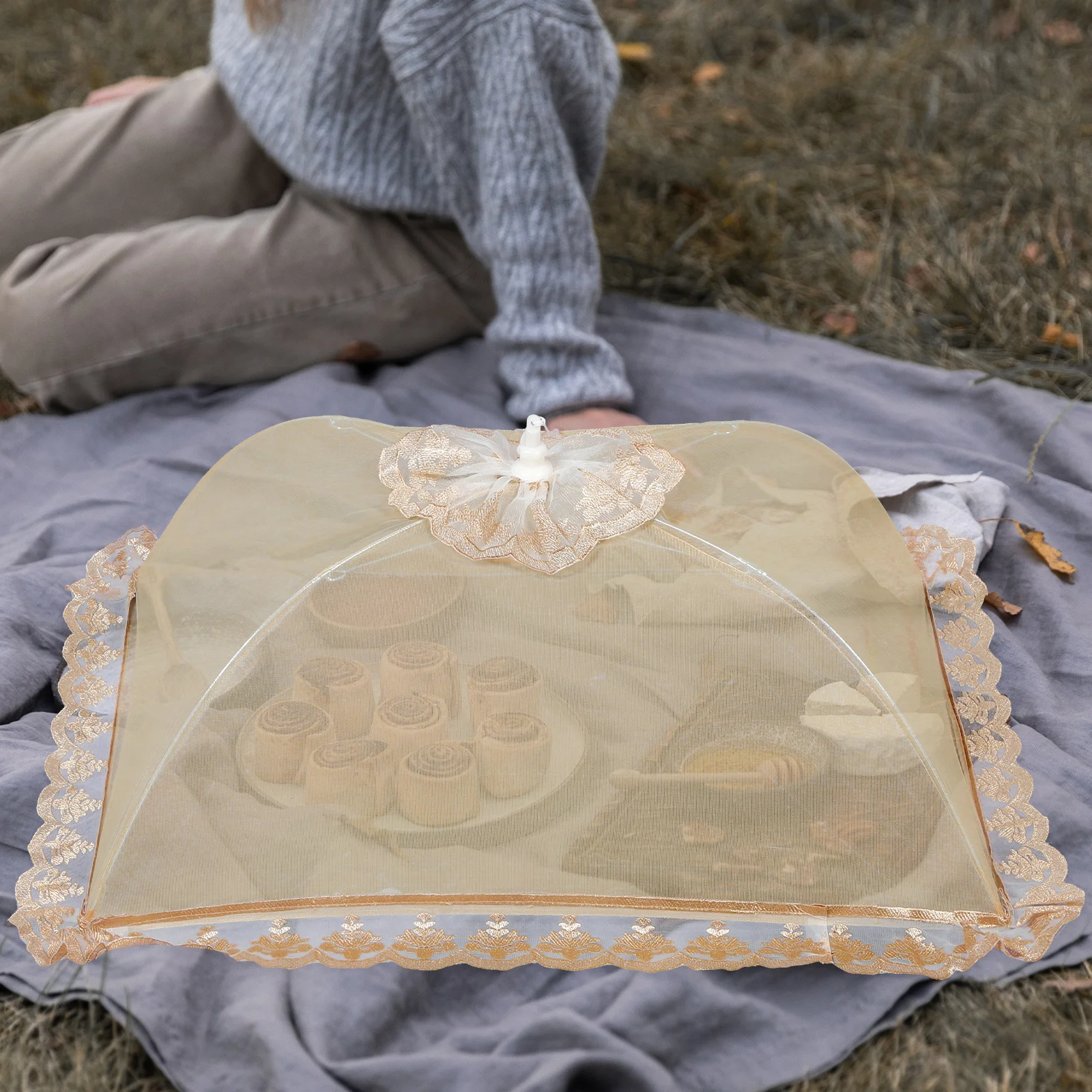 

Food Covers for Outside 50x70cm Mesh Screen Catering Supplies Food Tent Protector Outdoors Picnic Party Buffet Display Nets