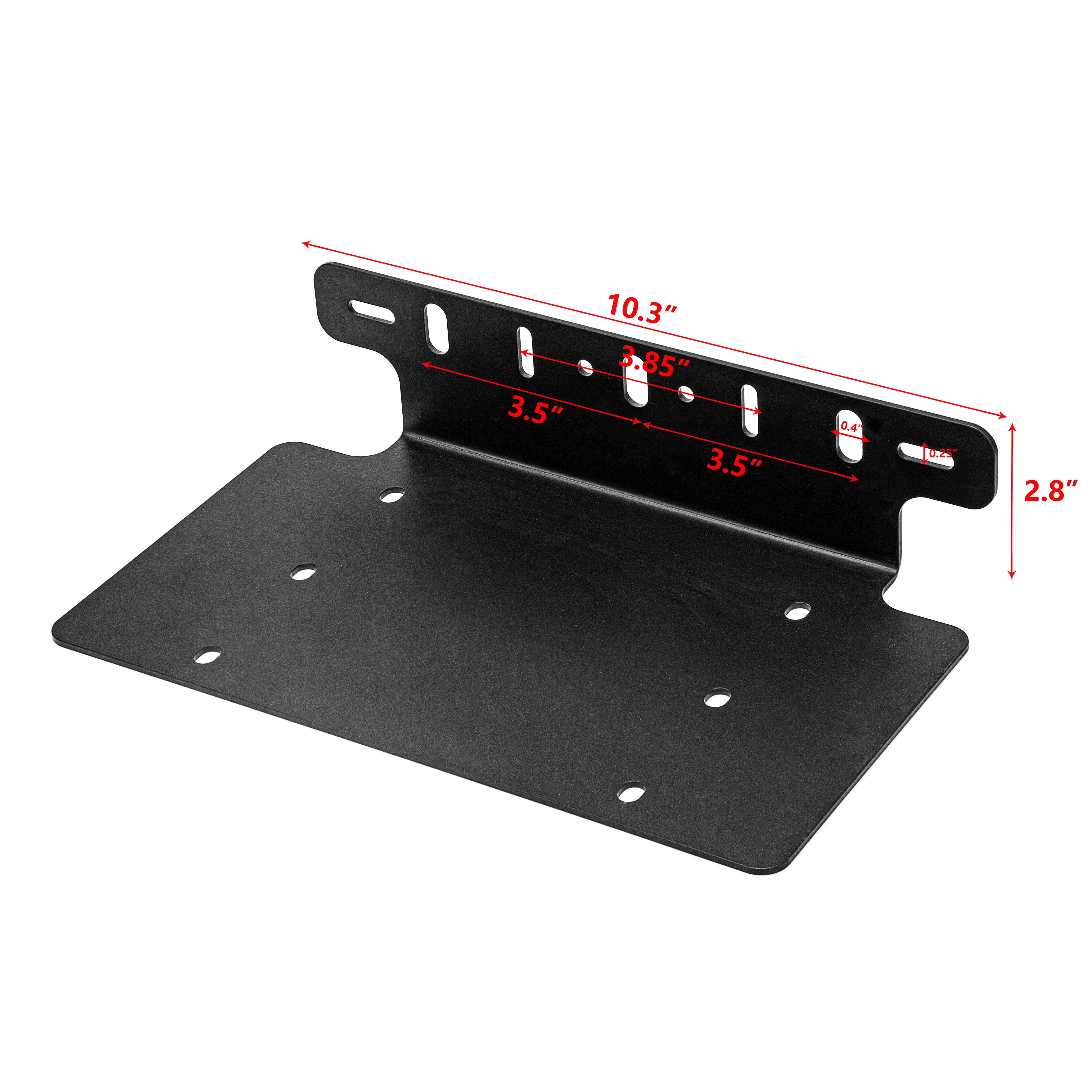 Car Front License Plate Mounting Bracket 6x12