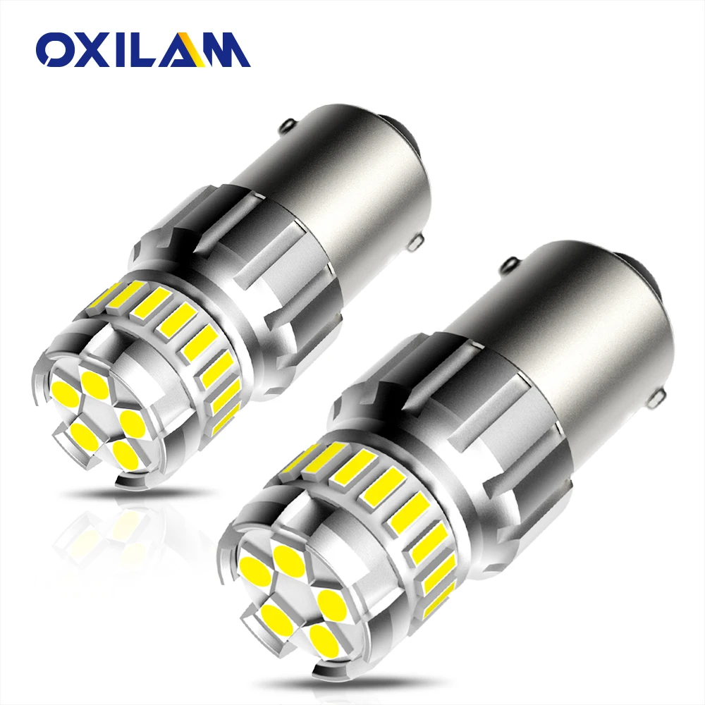 

2 шт. 1156 BA15S P21W Canbus светодиодный DRL парковочная лампа для VW Passat B5 B6 Golf MK4 CC Ford Focus MK2 Audi Skoda