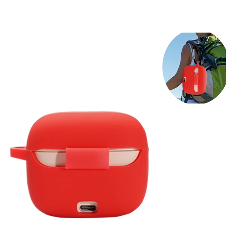 Funda a prueba de golpes para J-BL Tune 230NC, carcasa impermeable, lavable, compatible con Bluetooth, funda de silicona antideslizante