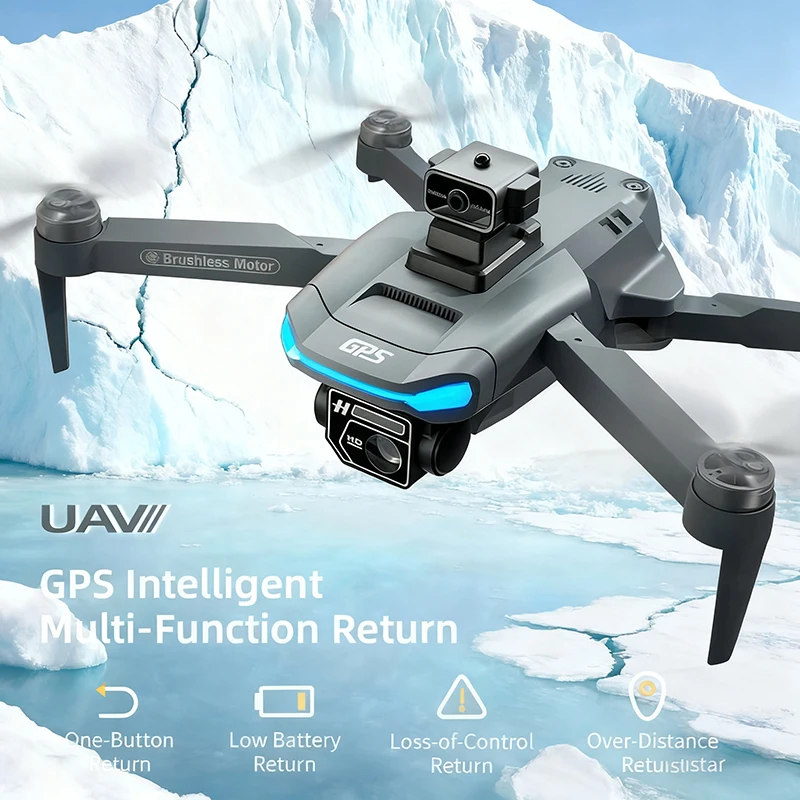 Nuevo Dron X28 8K profesional WIFI GPS HD fotografía sin escobillas plegable Quadcopter pantalla grande de 4,3 pulgadas RC distancia Drone Juguetes