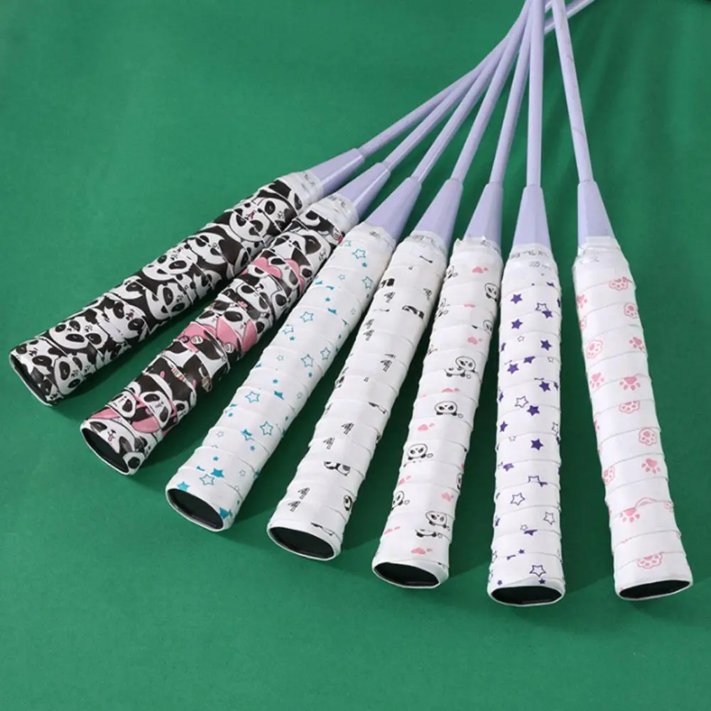 

Panda Design Badminton Overgrip Tape Sweat-Absorbent Technology With Shock-Absorbing Grip Anti-Slip Handle D0Z2