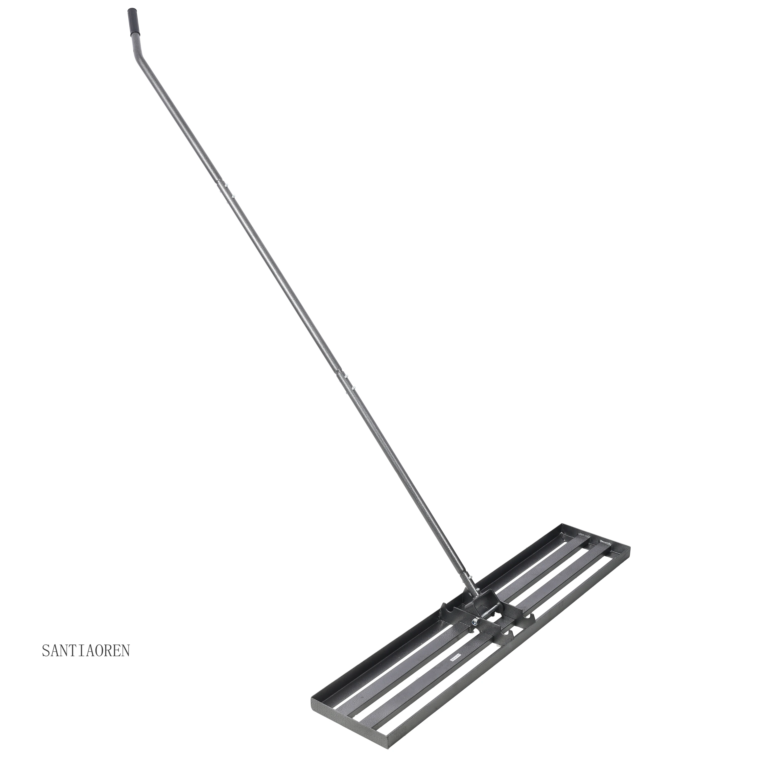 

48"x10" Lawn Leveling Tool, Heavy Duty Effort Saving Lawn Level Rake, 7FT Steel Handle Lawn Leveler for Yard Garden Golf Course