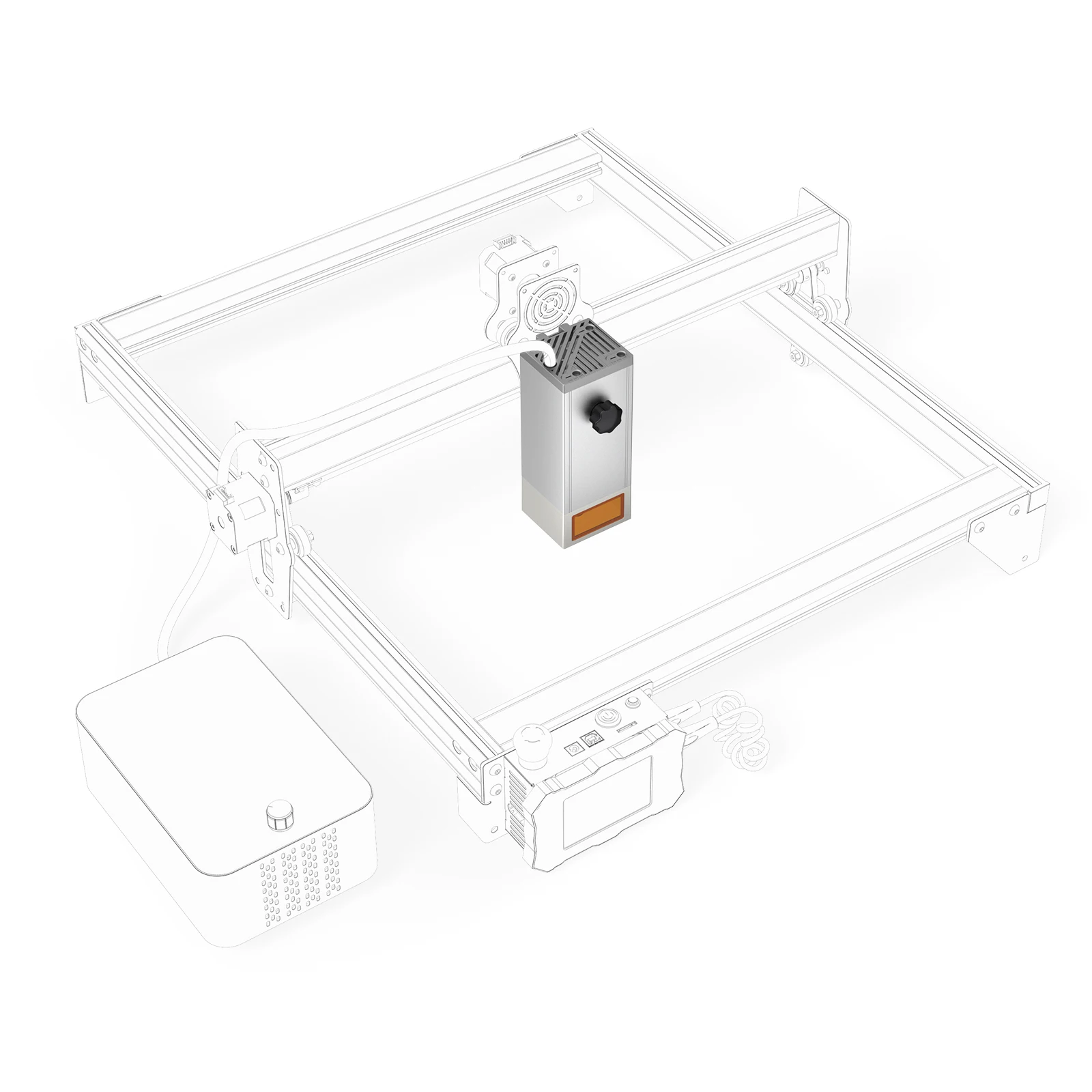 ATOMSTACK M150 33W Laser Module for ATOMSTACK 10Pro/S10Pro/X7Pro/A20/S20/X20Pro and Compatible with Ortur/NEJE Laser Engraving