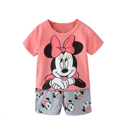 Conjunto de camiseta fina solta e manga curta feminina, roupa casual de verão, novo, 1 ano, 2 anos, 3 anos