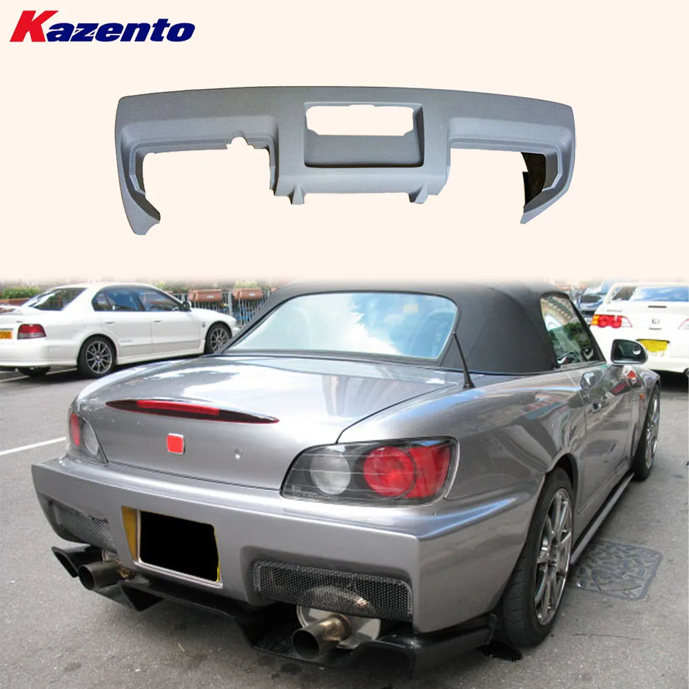 

Для Honda S2000 AP1 AP2 99-09 Задний бампер из стекловолокна, неокрашенный, в стиле SP, широкий корпус (перевозка океана выгодно, добро пожаловать в роскоши)