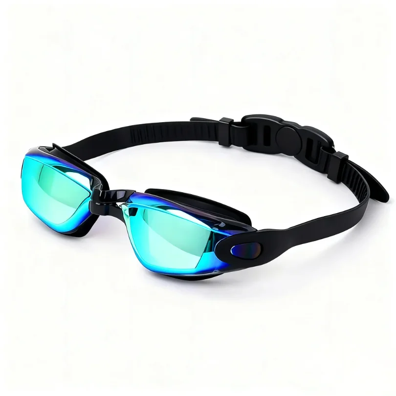 

High Definition Swimming Goggles Adult Fashion Universal Silicone Waterproof Anti-fog Electroplating Swimming New Style