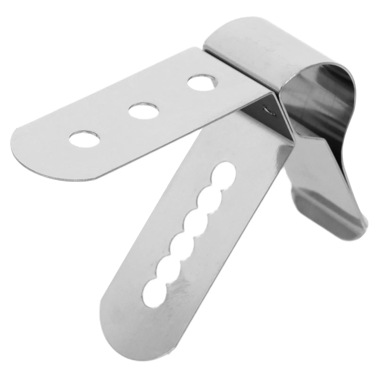 

Thermometer Probe Fixing Clip Stainless Steel Thermometer Probe Holder Probe Clip Bbq Grill Probe Clamp For Temperature Reading