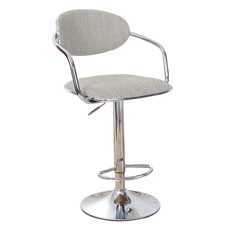 Bar chair, home comfort lift high chair small computer chair, lift backrest pulley cash register stool front desk chair