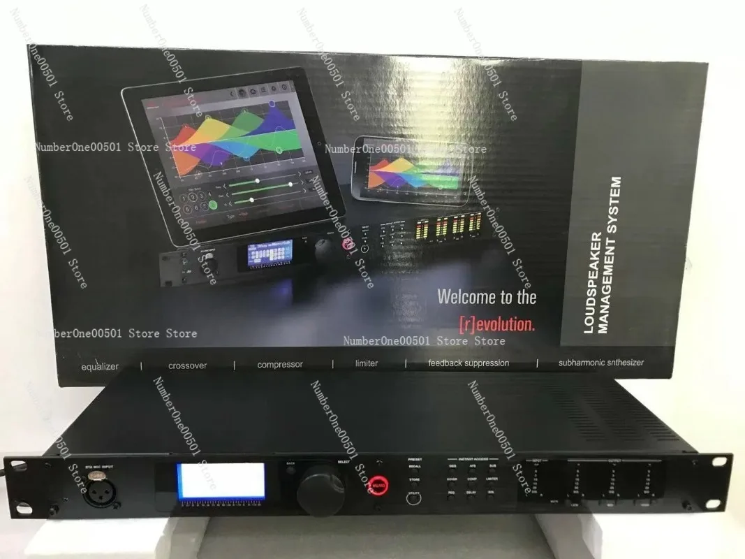 260 VENU360 PA2 2 in 6 out DSP Audio Processor AutoEQ Feedback Suppression Loudspeaker Management for Live Sound