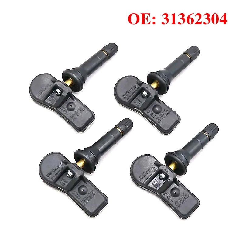 4PCS TPMS Sensor 31362304 433MHZ Tire Pressure Sensor For Volvo V60 2017-2020 V90 2015-2020 XC90 S60 S90 2016-2020