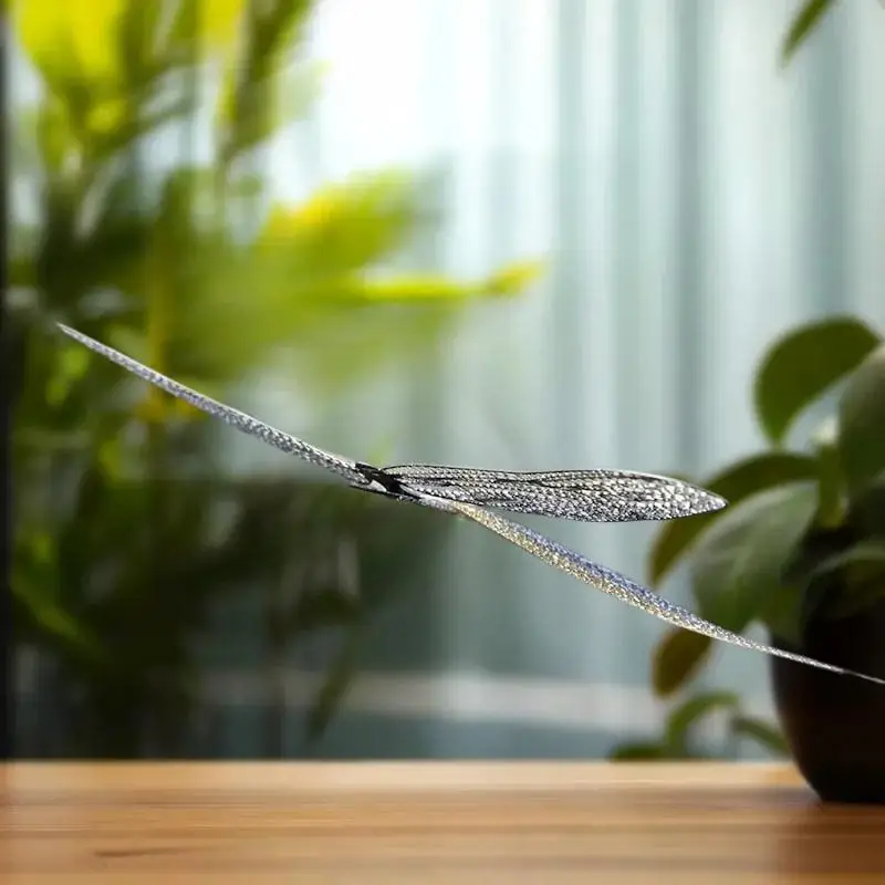 لغز معدني ثلاثي الأبعاد بتجميع صغير إبداعي يمكنك صنعه بنفسك - نموذج اليعسوب الملون من سلسلة الحشرات للمراهقين 14+ هدية للبالغين #6