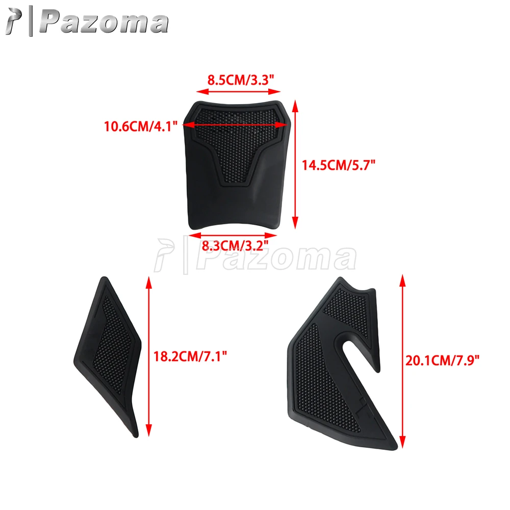 Motorcycle Tank Pads Non-slip Side Fuel Tank Stickers Waterproof Pad Stickers For YAMAHA Tenere 700 2025 TENERE 700 Accessories