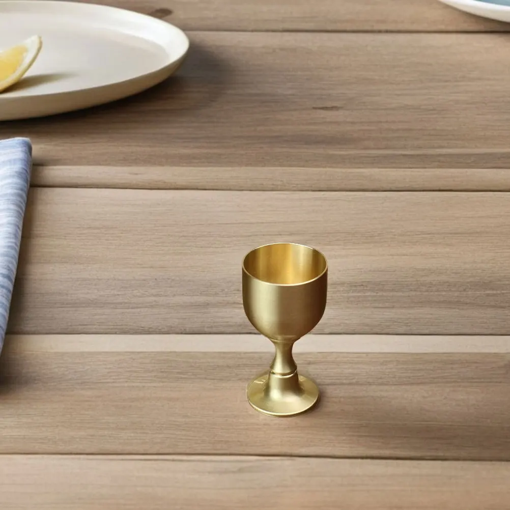 

4Pcs Copper Alloy Goblets Vintage Medieval Chalice Cups Elegant Party Home Decor Wine Accessories Medieval Goblet