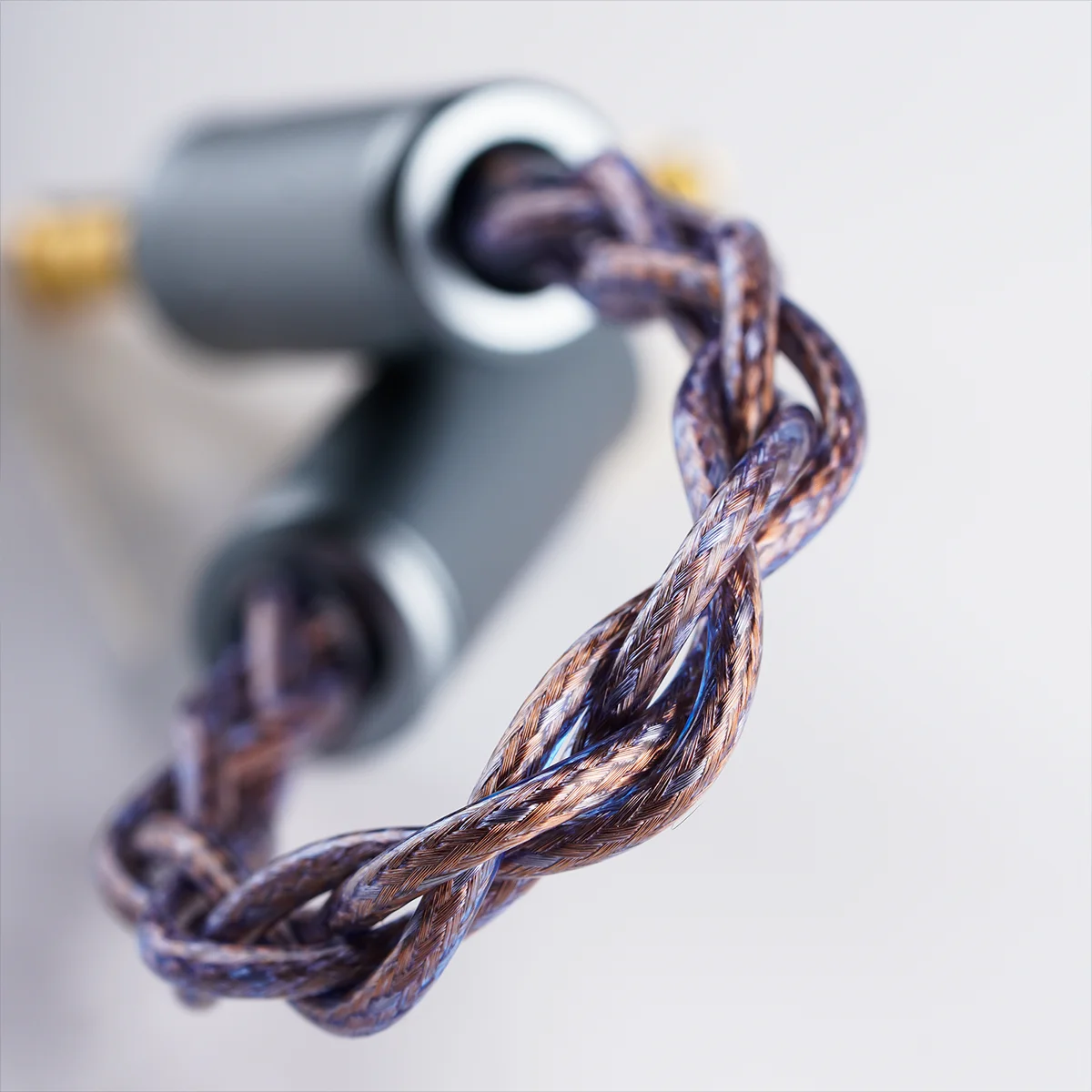 NICEHCK CometMini Audio IC Cable 8N Conductor de alta pureza Actualización de auriculares 17,5AWG Cable chapado en oro OFC 4,4 mm Enchufes equilibrados