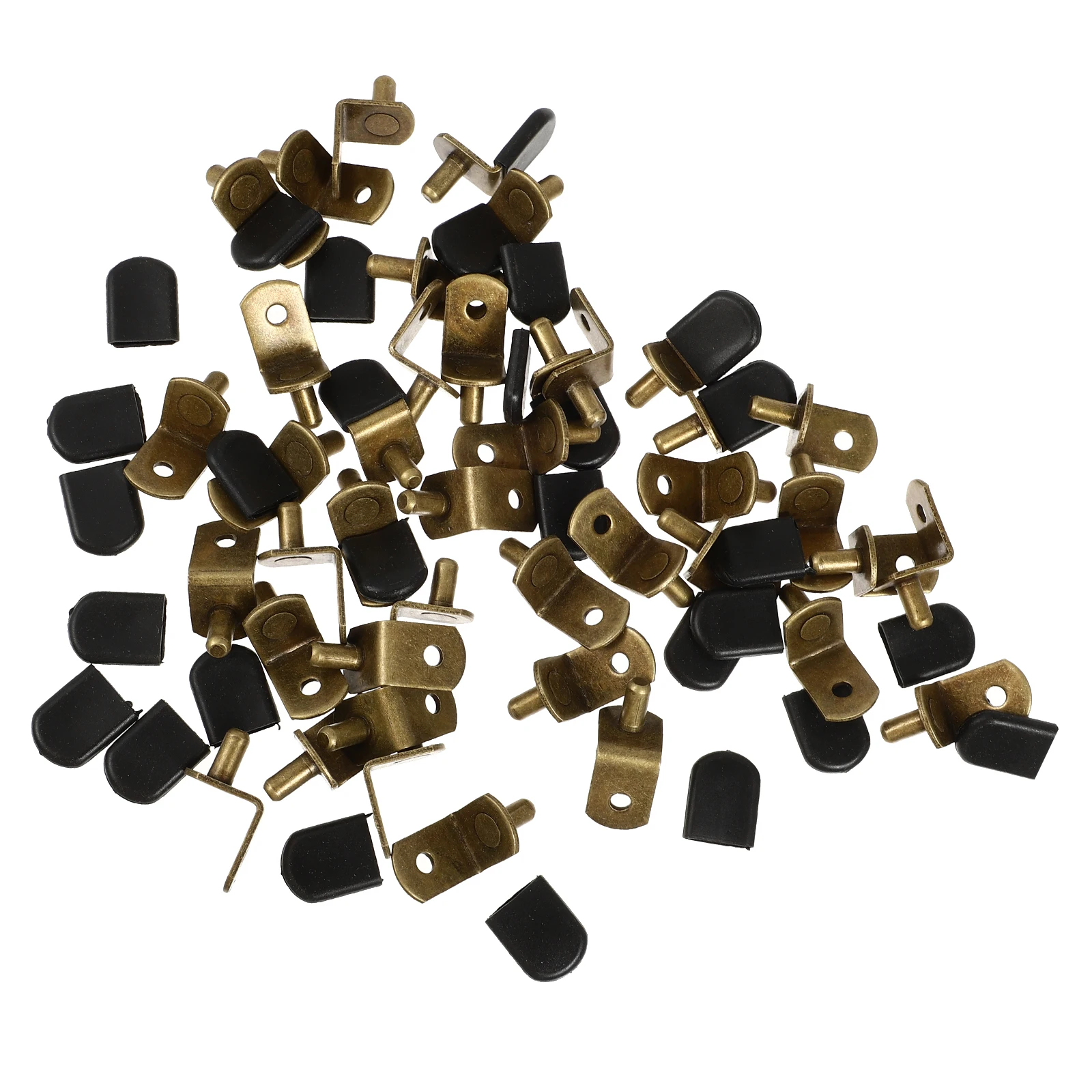 

Shelf Pegs Partition Support Durable Iron Rubber Material Easy Installation Bookshelf Cabinet Furniture Wardrobe Cupboard DIY