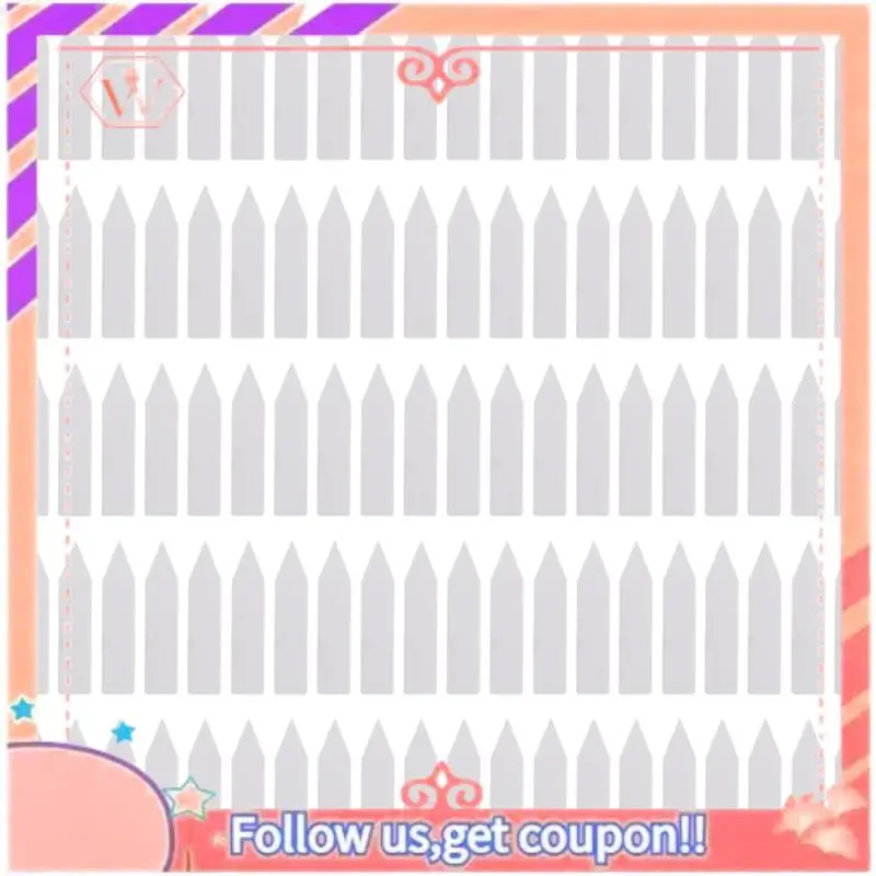 Upgraded 100 Pcs Reusable Pvc Plant Tag Label Tree Fruit Seedling Garden Flowerpot Plastic Label Sign Sorting Tool