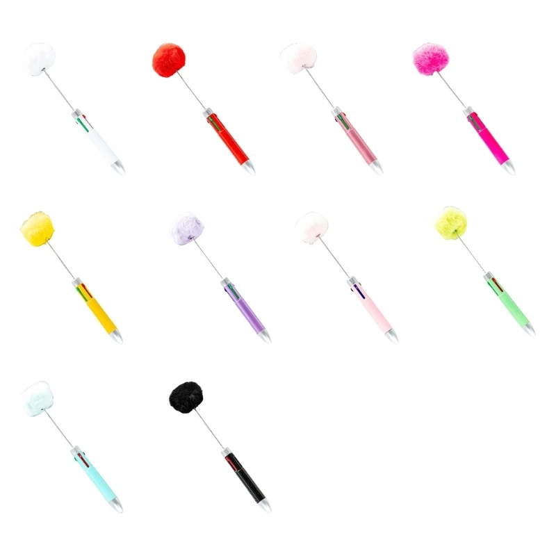 다색 볼펜 4 색 1 구슬 펜 개폐식 다색 볼펜 스타킹 필러 용품