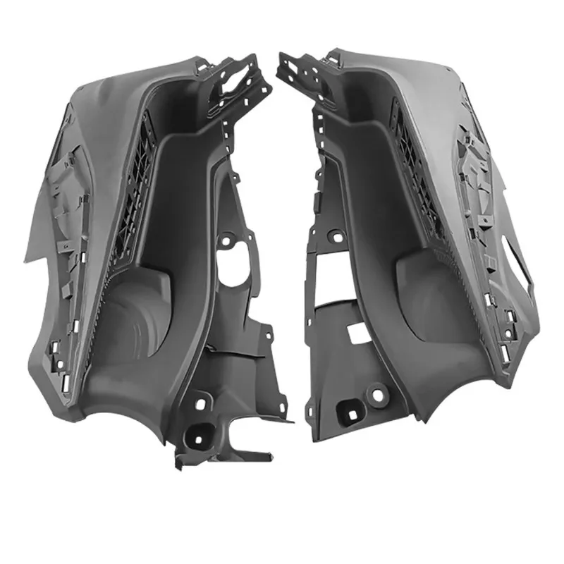 الأجزاء مناسبة لـ Yamaha TMAX560 حوالي 2022-2025 لوحة جانبية سفلية لدواسة القدم، لوحة واقية #5