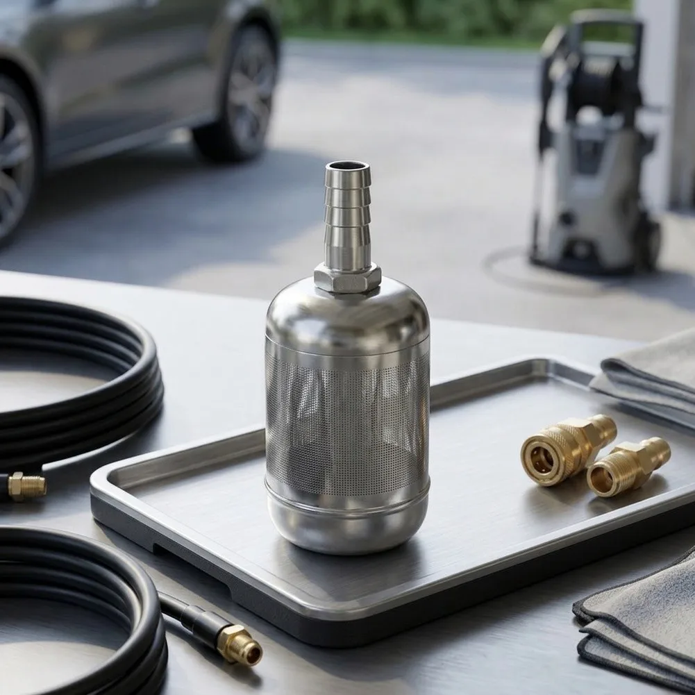 Stainless Steel 304 Inlet Filter Strainer Compatible with Most Car Washing For Pressure Washer Models for Steady Water Flow
