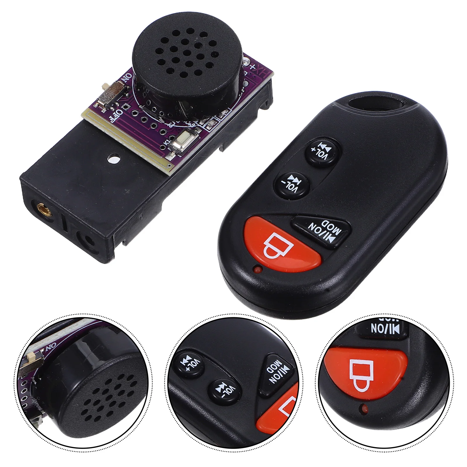 1 Set Cricket Noise Maker Prank With Remote Controlled Timer Hidden Sound Chirping Noise Device For Prank Party Prop Accessories - view 3