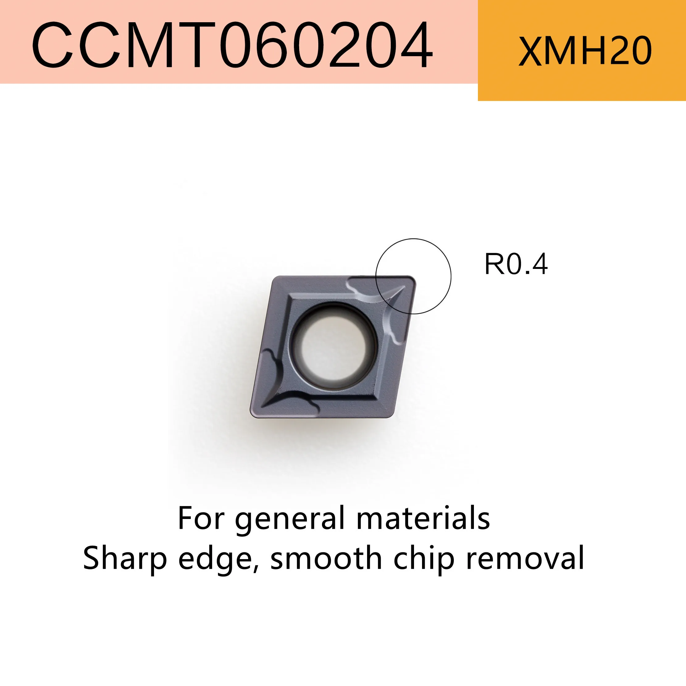 10PCS CCMT09T304 CCMT09T308 CCMT060202 CCMT060204 CCMT060208 CCMT120404 CCMT120408 Tugensten Inserir Carboneto de Torneamento Interno