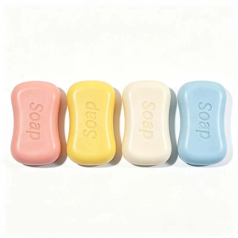 Pastel Macaron Color Simulation Soap Shaped Squishy Toy for Kids And Adults Soft Simulation Soap Squeeze Toy Decor Gift
