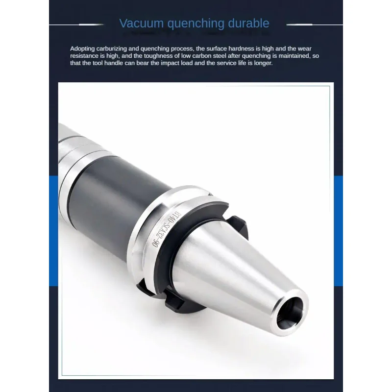 BT40-SCA27 Three-Sided SCA Series Milling Tool Holder for Machining Centers, Side & Horizontal Milling