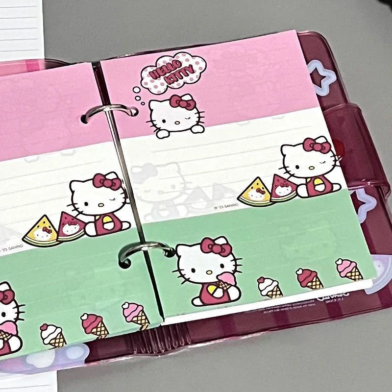 Sanurgente-Carnet de notes Hello Kitty, Journal étudiant Anime, Cartoon Kawaii Gods, Fournitures de papeterie, Bloc-notes, Cadeau d'anniversaire pour un ami