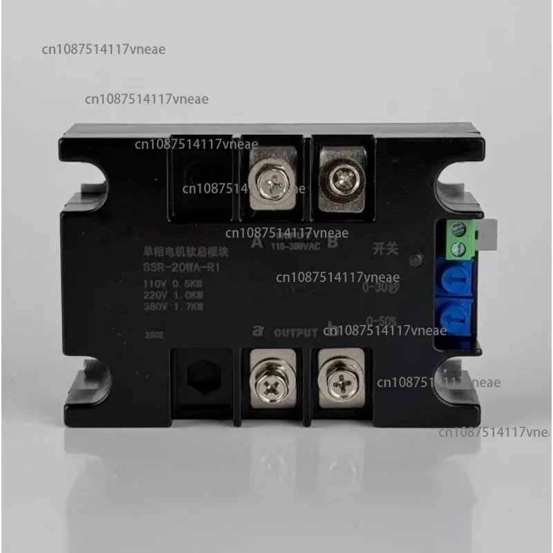 

Single-phase motor soft starter module Two-phase motor soft starting SSR-400WA-R1