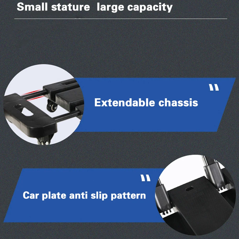 Hand Carts Trolleys Retractable Small Foldable Flatbed Transport Cart Portable Hand Cargo Cart Material Handling Tools