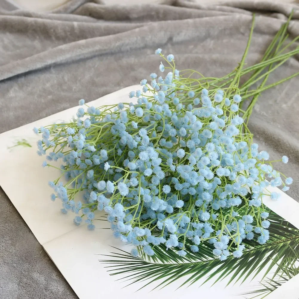 1 Bunch Of Artificial Babysbreath White/dark Purple/light Purple/pink/rose Red/blue Fake Flowers Home Decor Party Decor Wedding