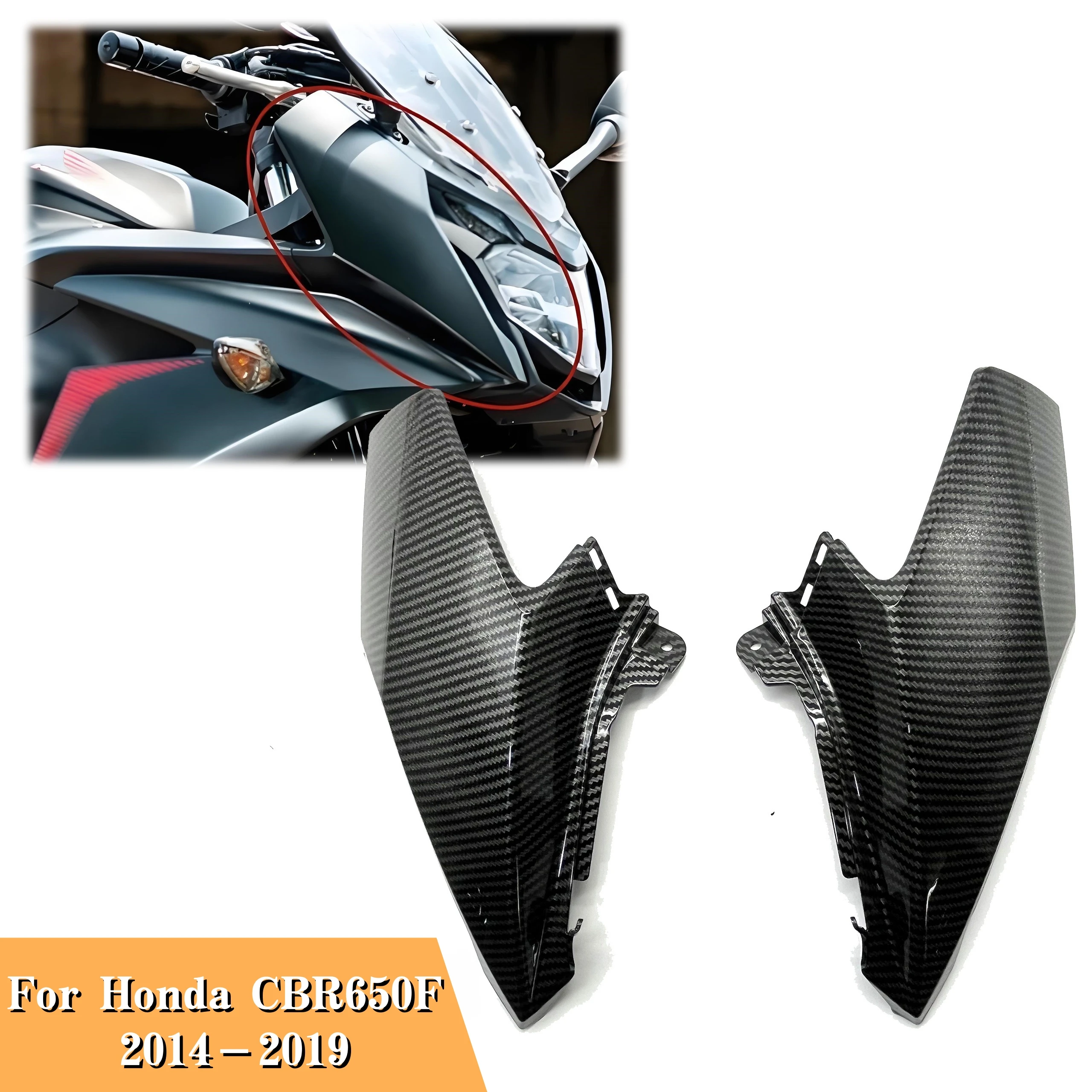 

For Honda CBR650F cbr 650f 2014–2019 Front Headlight Side Cover Fairing Accessories