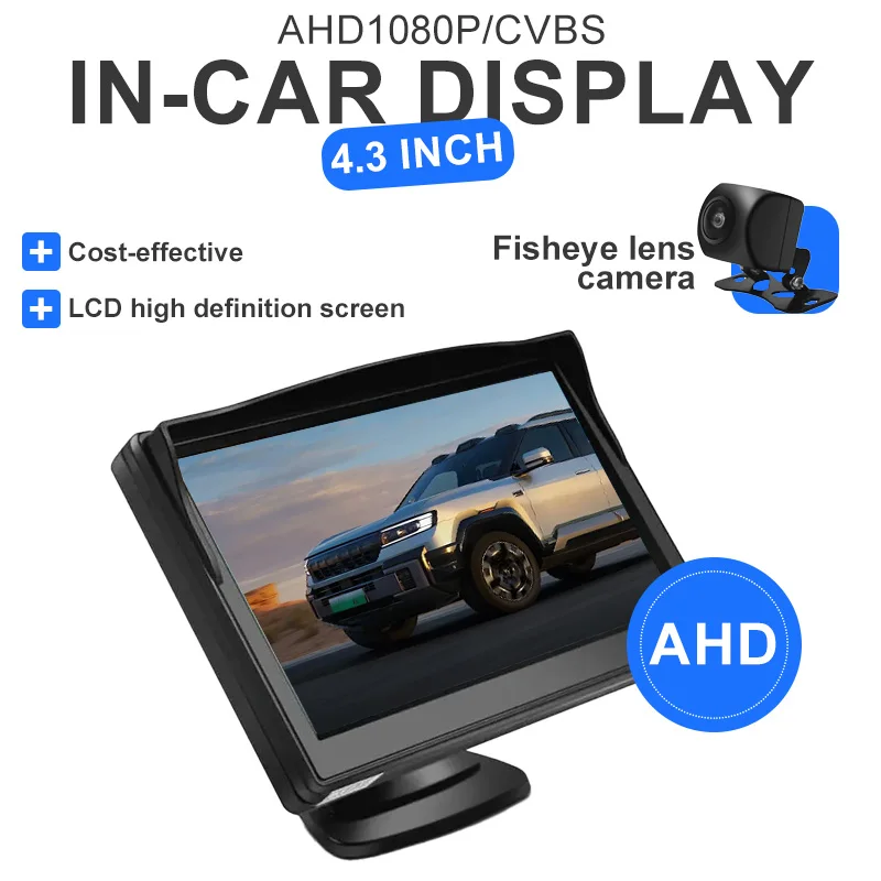 4.3" Ahd 1080P Car …