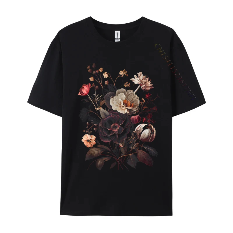 

Vintage Flowers Bohemian Style for Classic Cotton Tops & Tees For Men Custom Top T-Shirts Hip Hop 2024 New Tops Tees